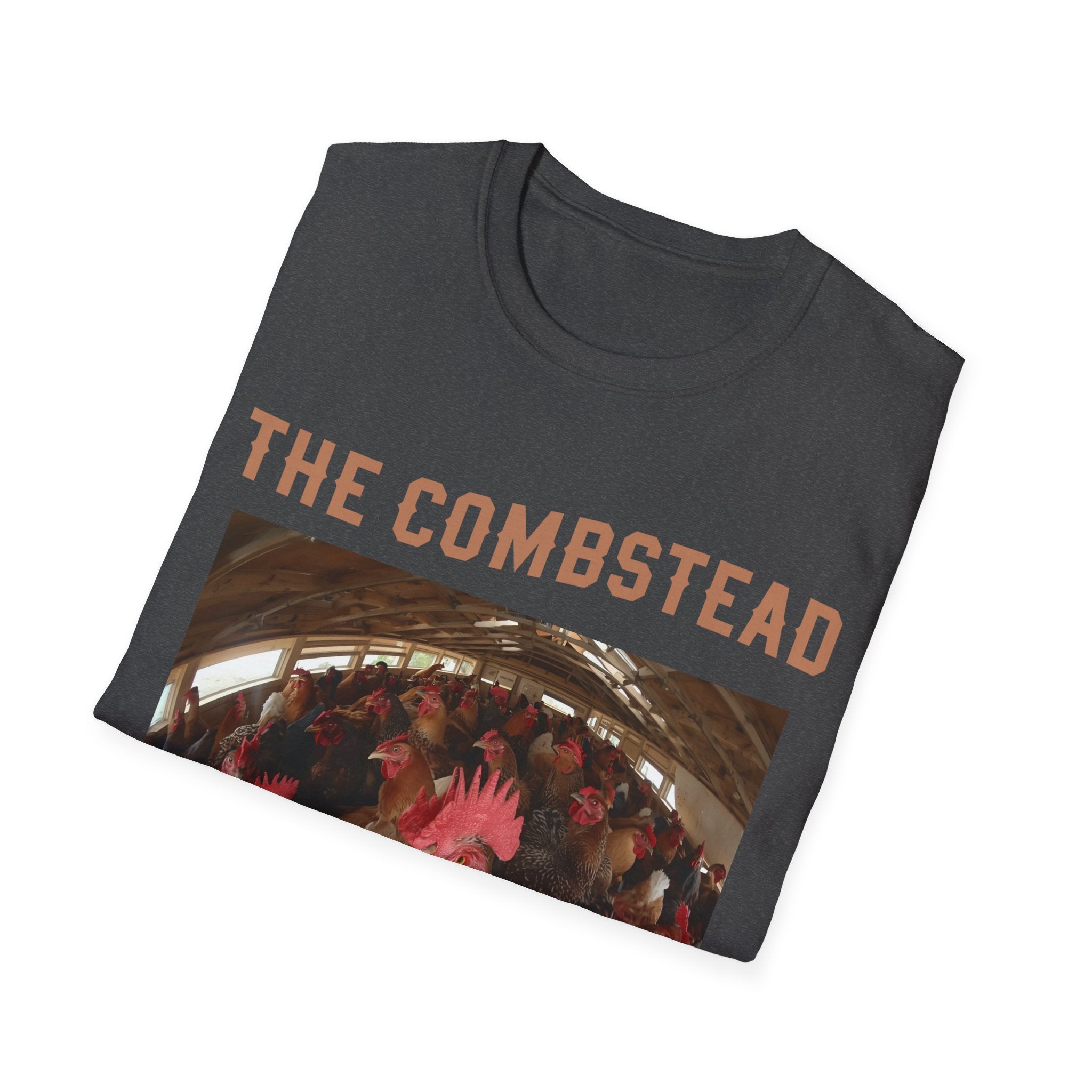 T-Shirt — 'The Combstead' Chicken Coop Photo Tee