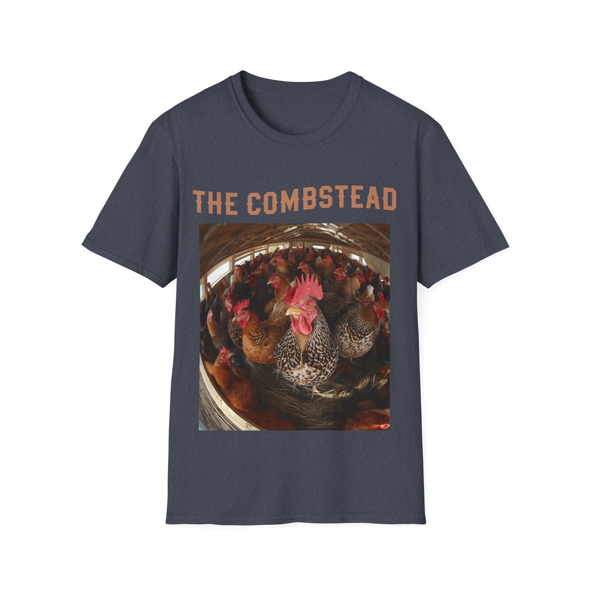 T-Shirt — 'The Combstead' Chicken Coop Photo Tee