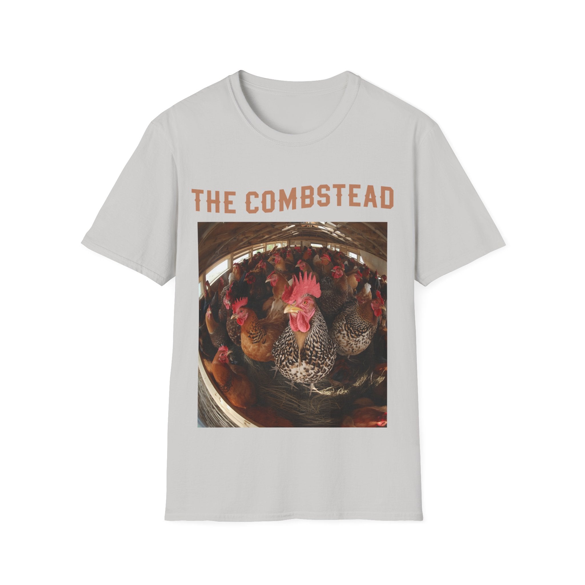 T-Shirt — 'The Combstead' Chicken Coop Photo Tee