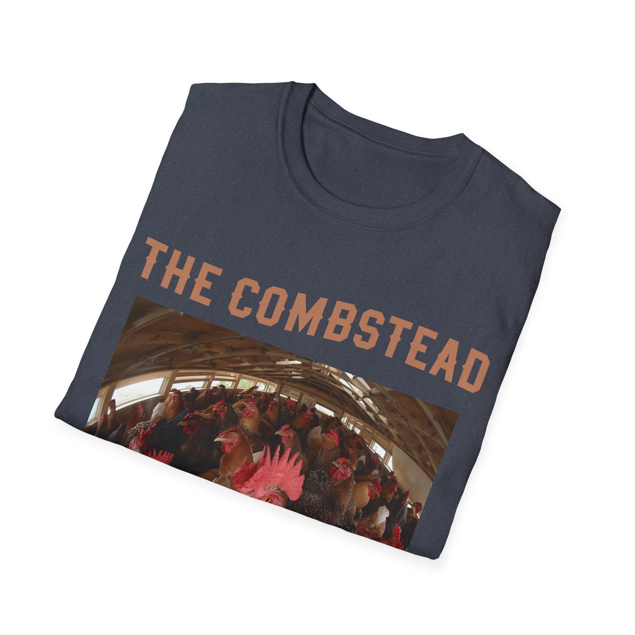 T-Shirt — 'The Combstead' Chicken Coop Photo Tee