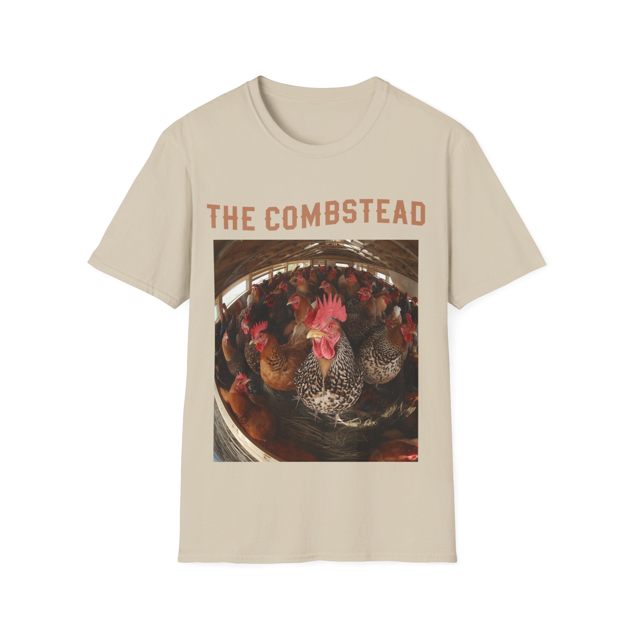 T-Shirt — 'The Combstead' Chicken Coop Photo Tee