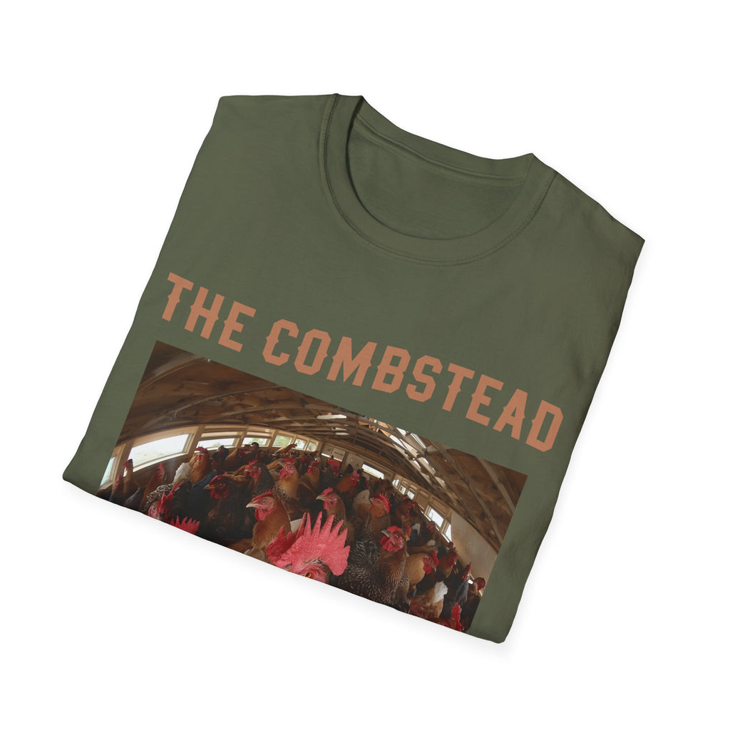 T-Shirt — 'The Combstead' Chicken Coop Photo Tee