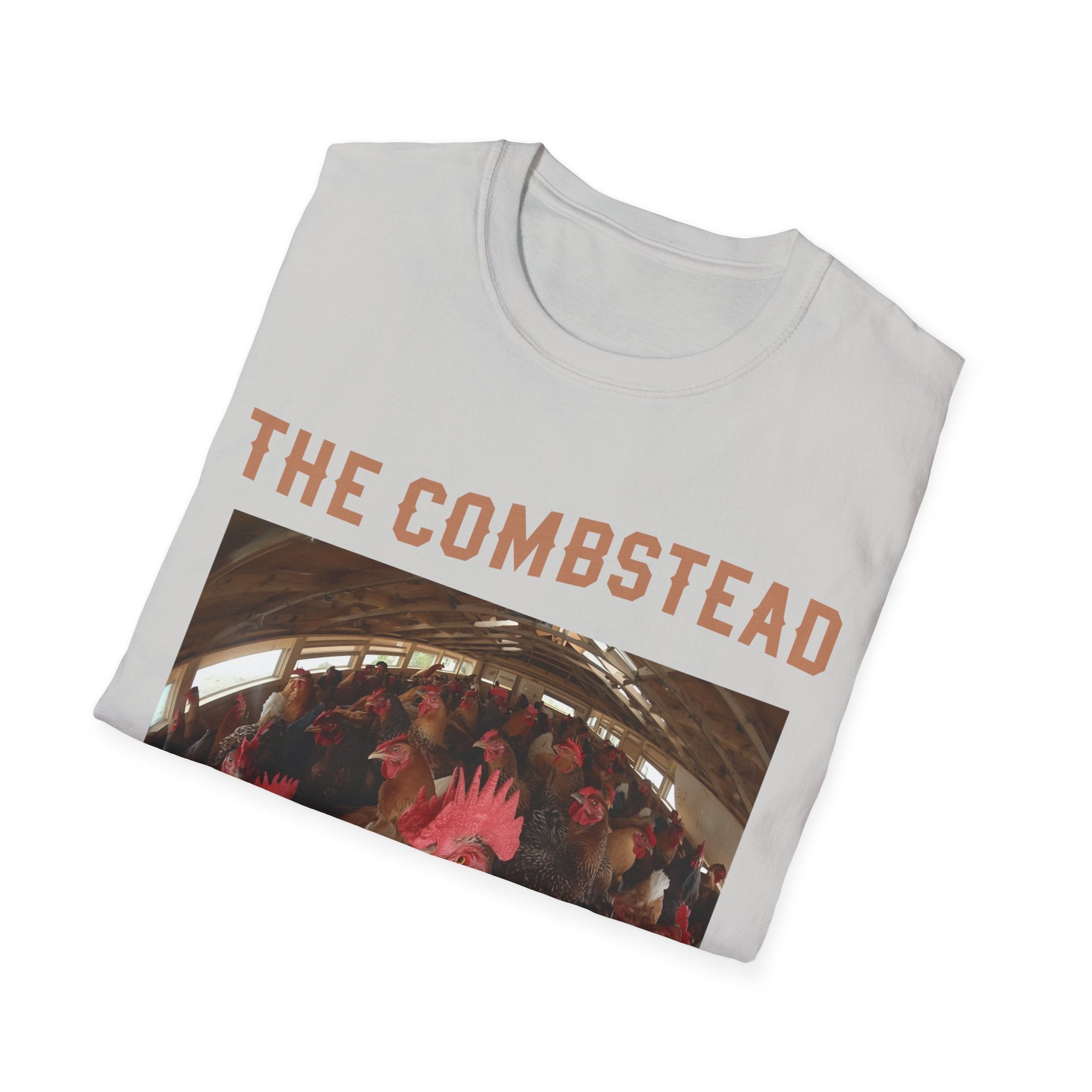 T-Shirt — 'The Combstead' Chicken Coop Photo Tee