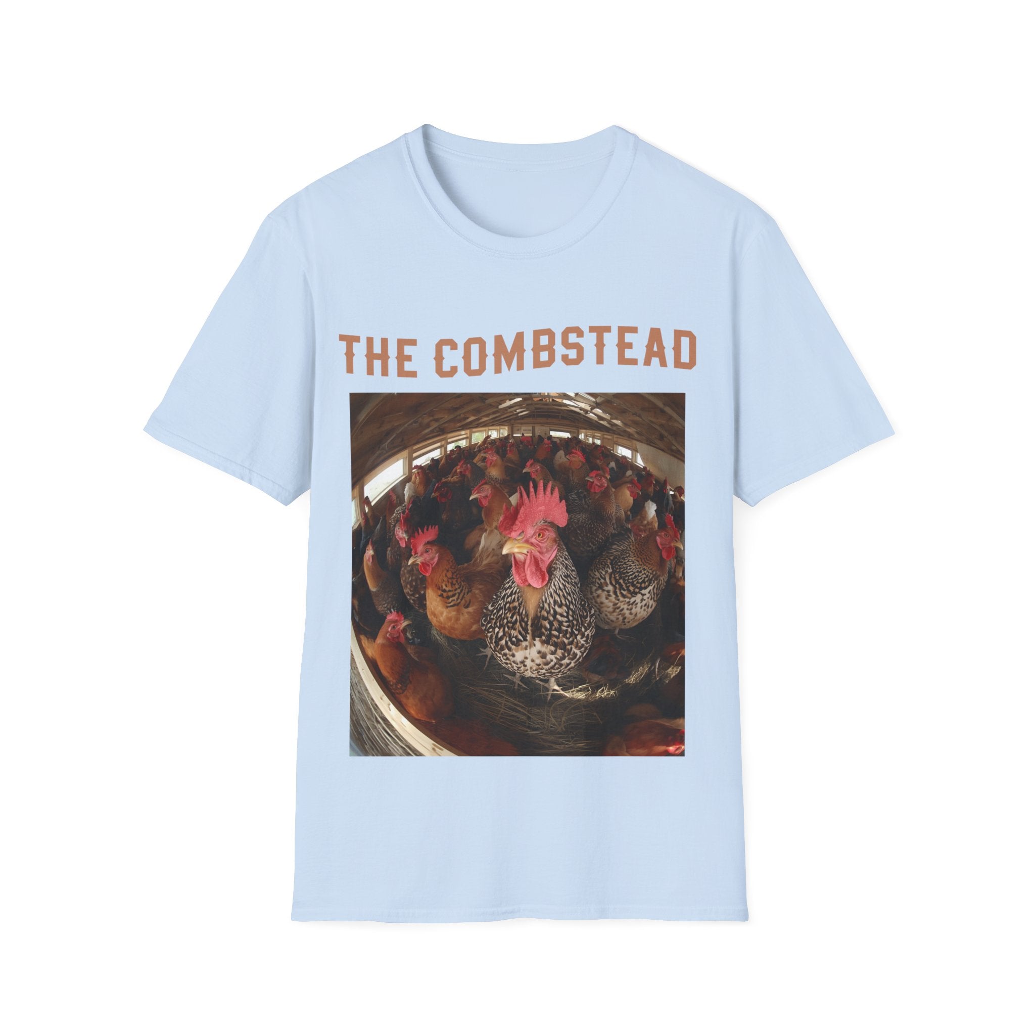 T-Shirt — 'The Combstead' Chicken Coop Photo Tee
