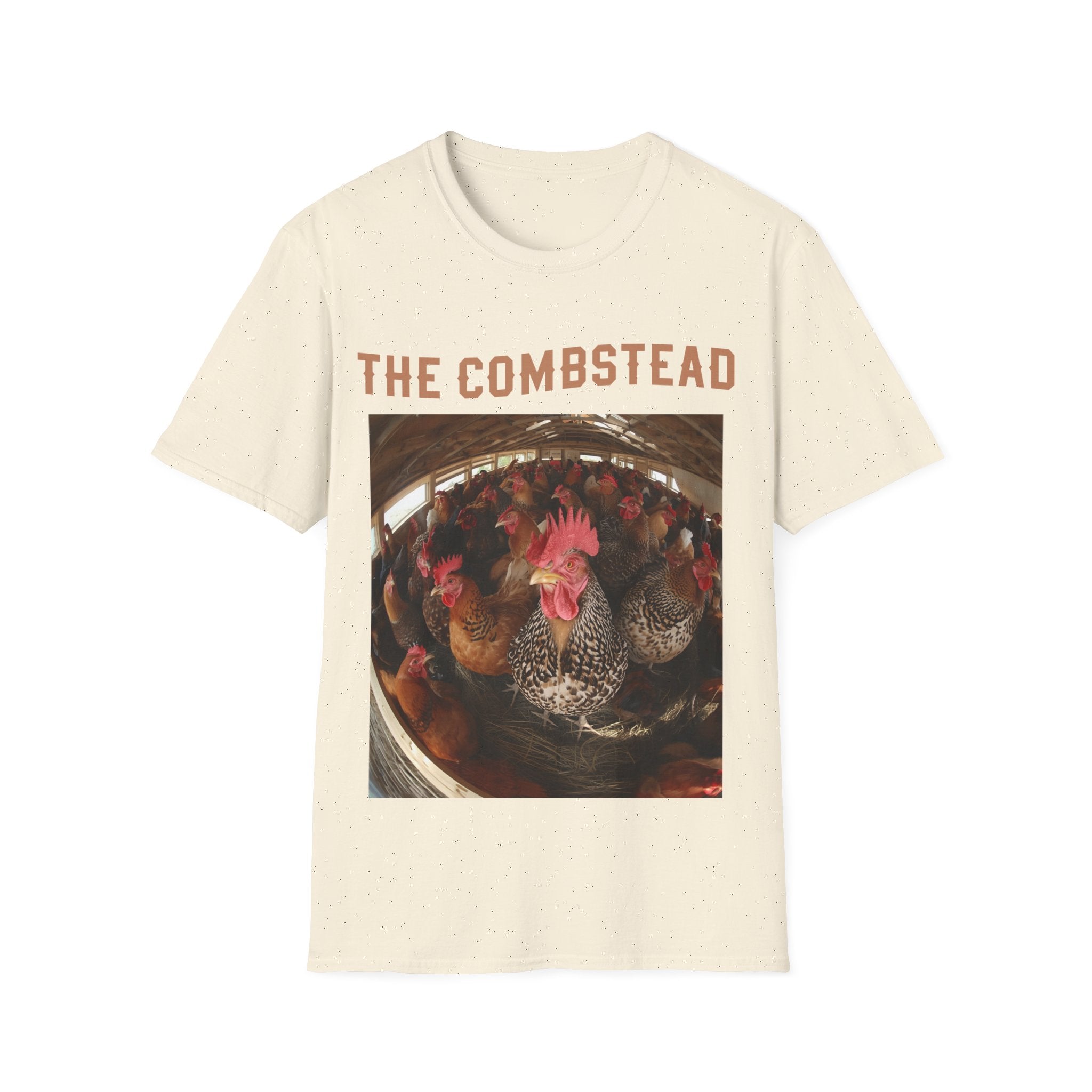 T-Shirt — 'The Combstead' Chicken Coop Photo Tee