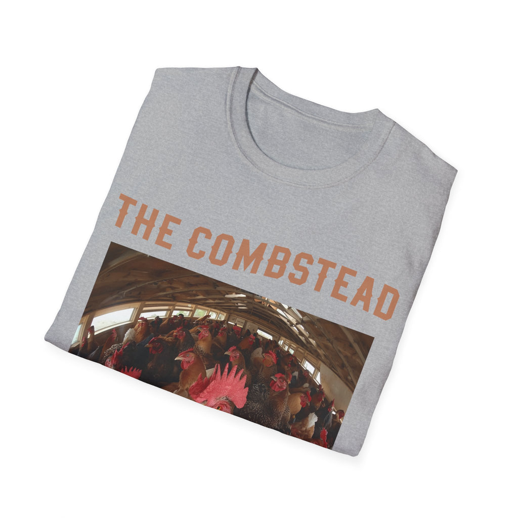 T-Shirt — 'The Combstead' Chicken Coop Photo Tee