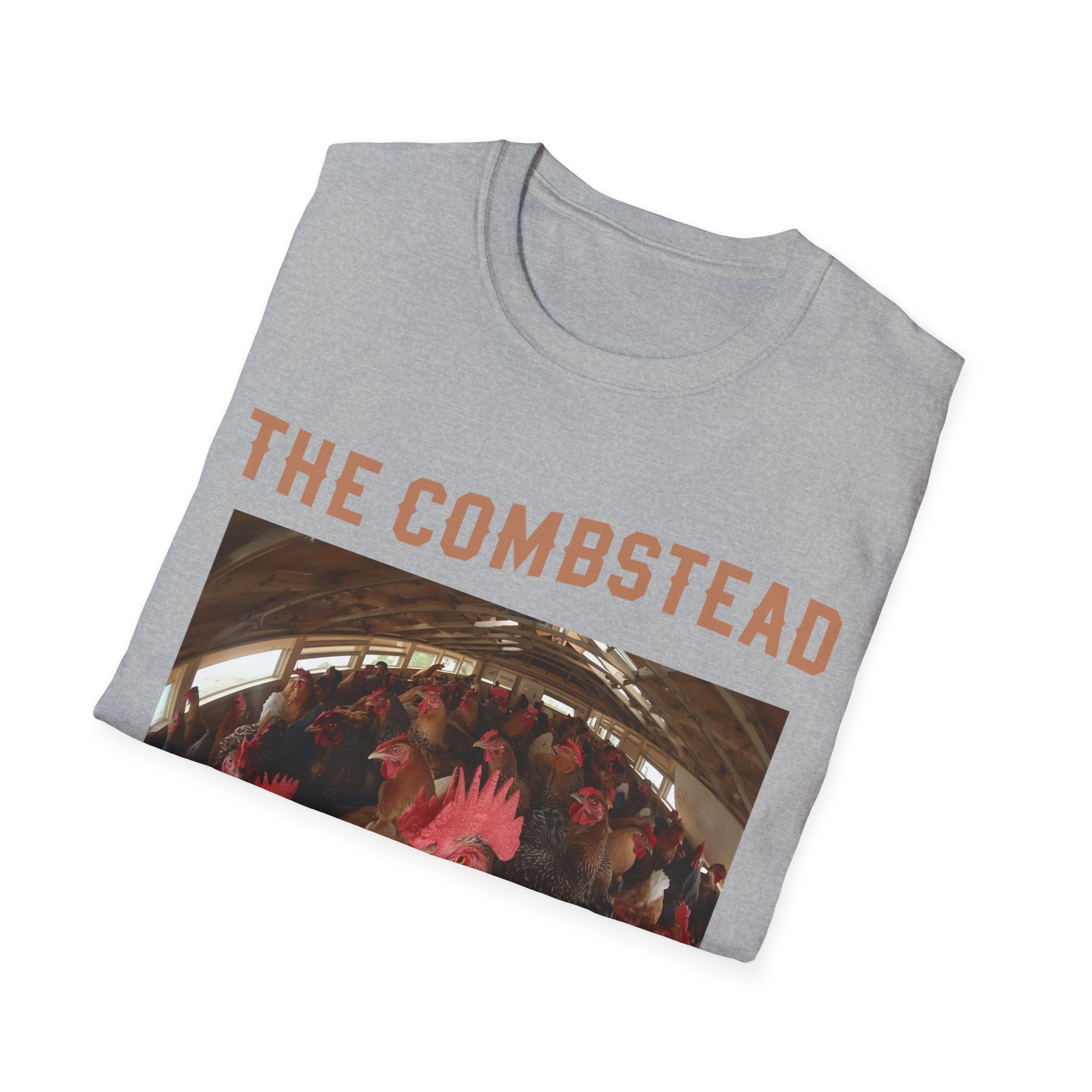 T-Shirt — 'The Combstead' Chicken Coop Photo Tee
