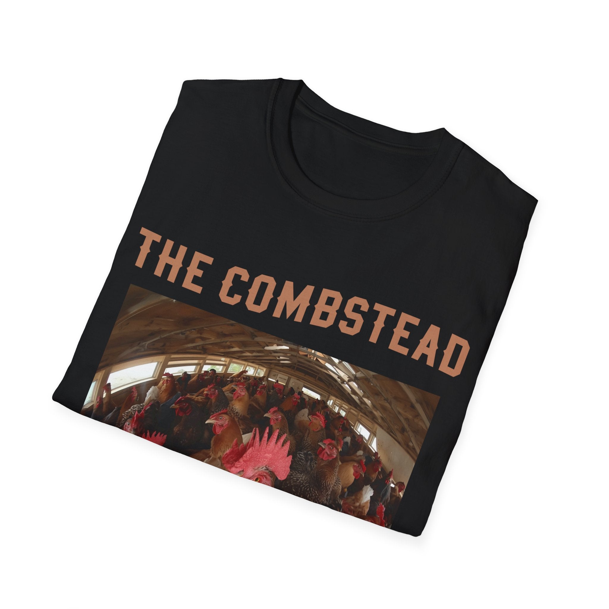 T-Shirt — 'The Combstead' Chicken Coop Photo Tee