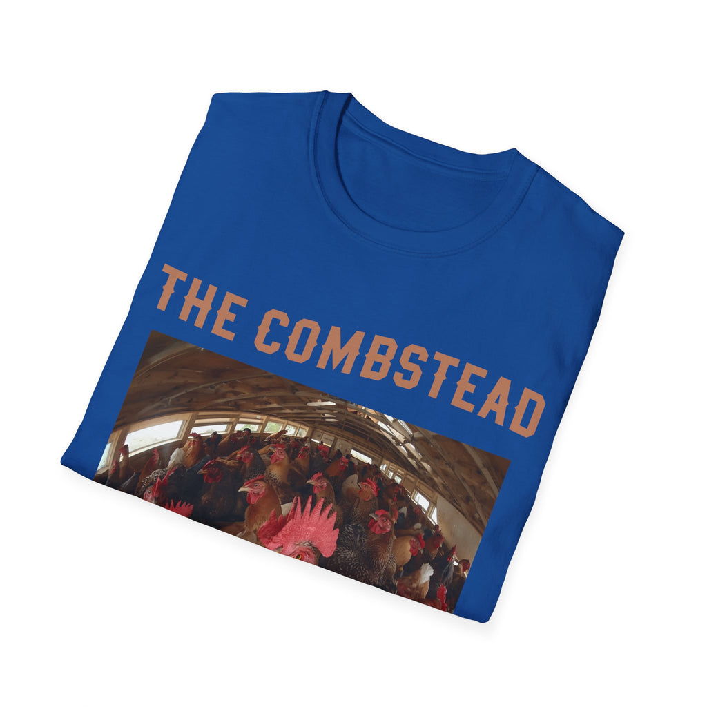 T-Shirt — 'The Combstead' Chicken Coop Photo Tee