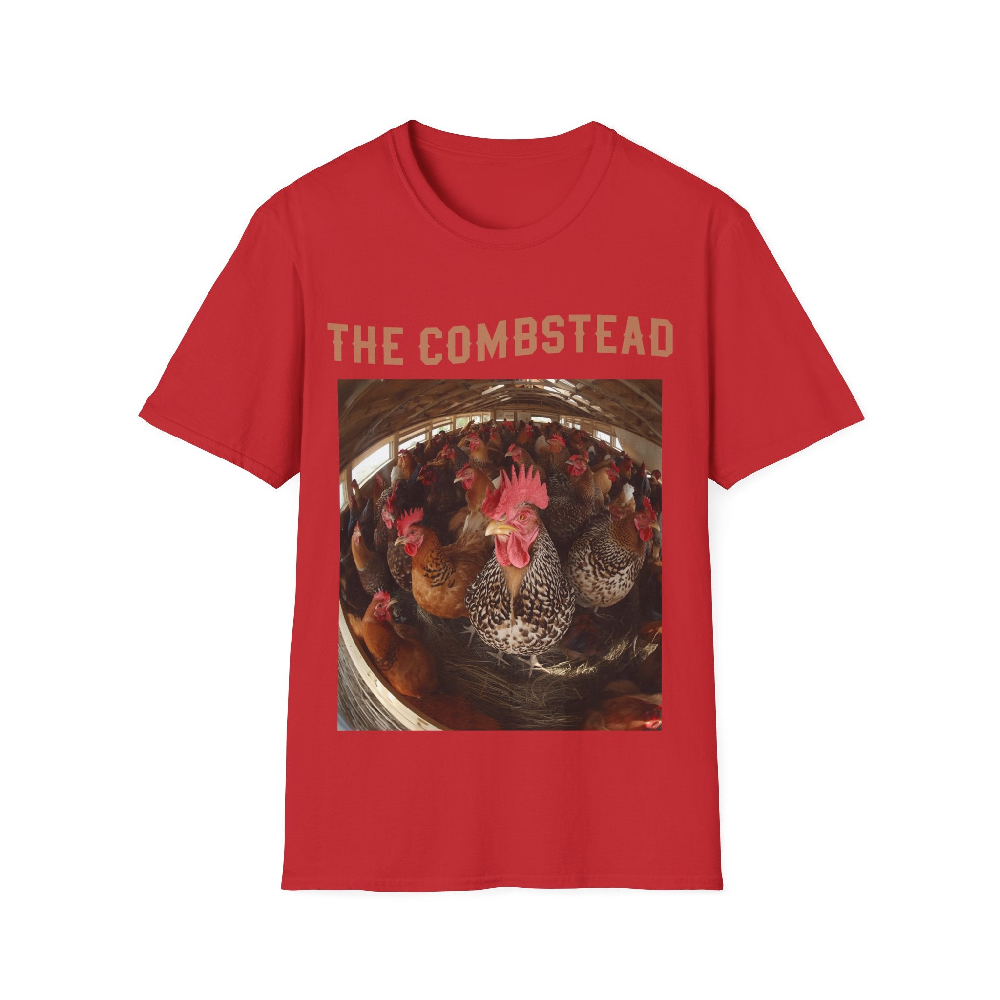 T-Shirt — 'The Combstead' Chicken Coop Photo Tee