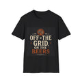 T-Shirt — "Off the Grid, On the Beers" Camping Beer Shirt