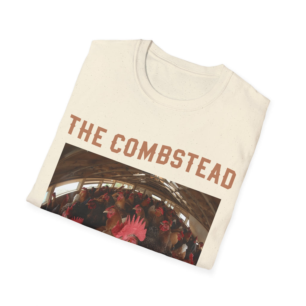 T-Shirt — 'The Combstead' Chicken Coop Photo Tee