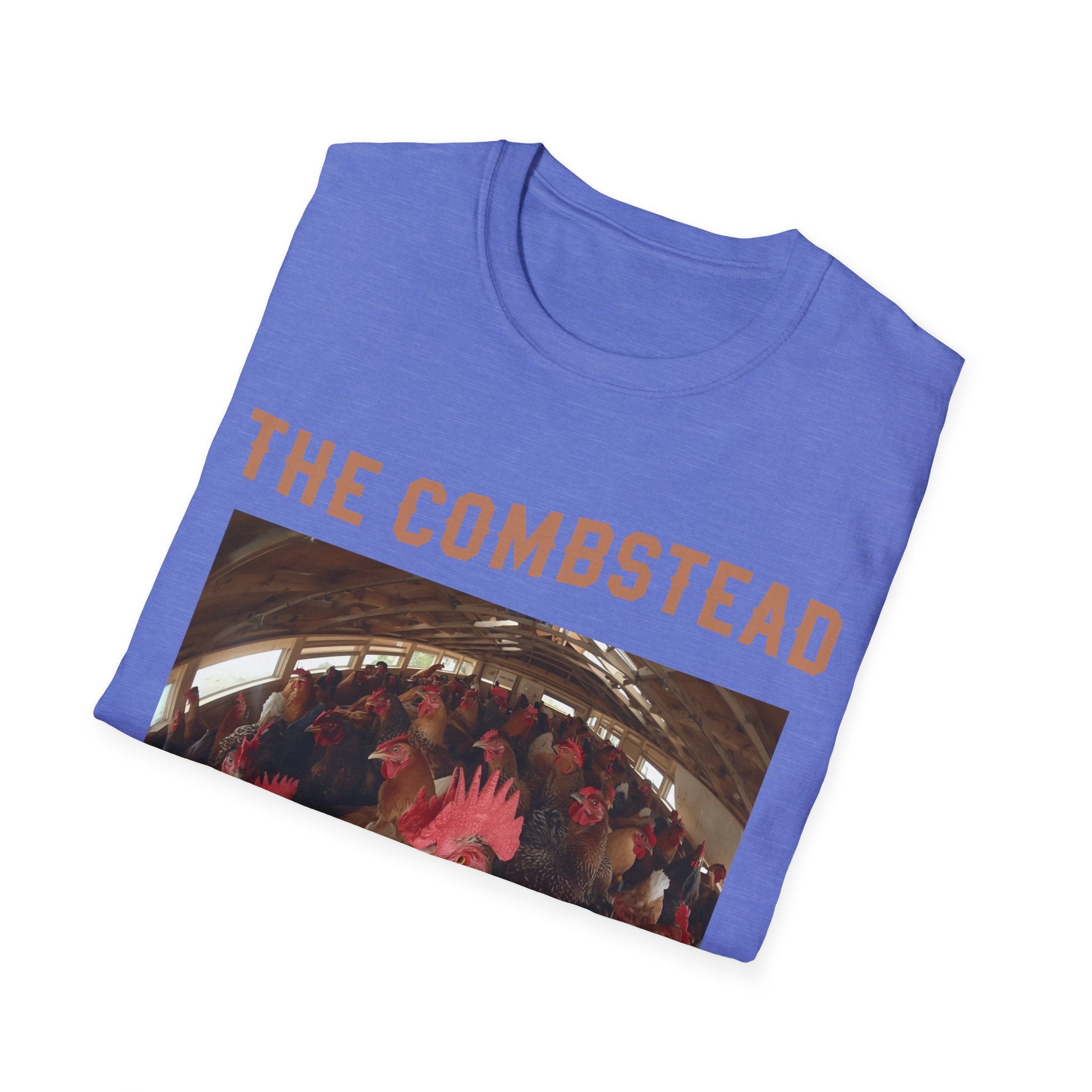 T-Shirt — 'The Combstead' Chicken Coop Photo Tee