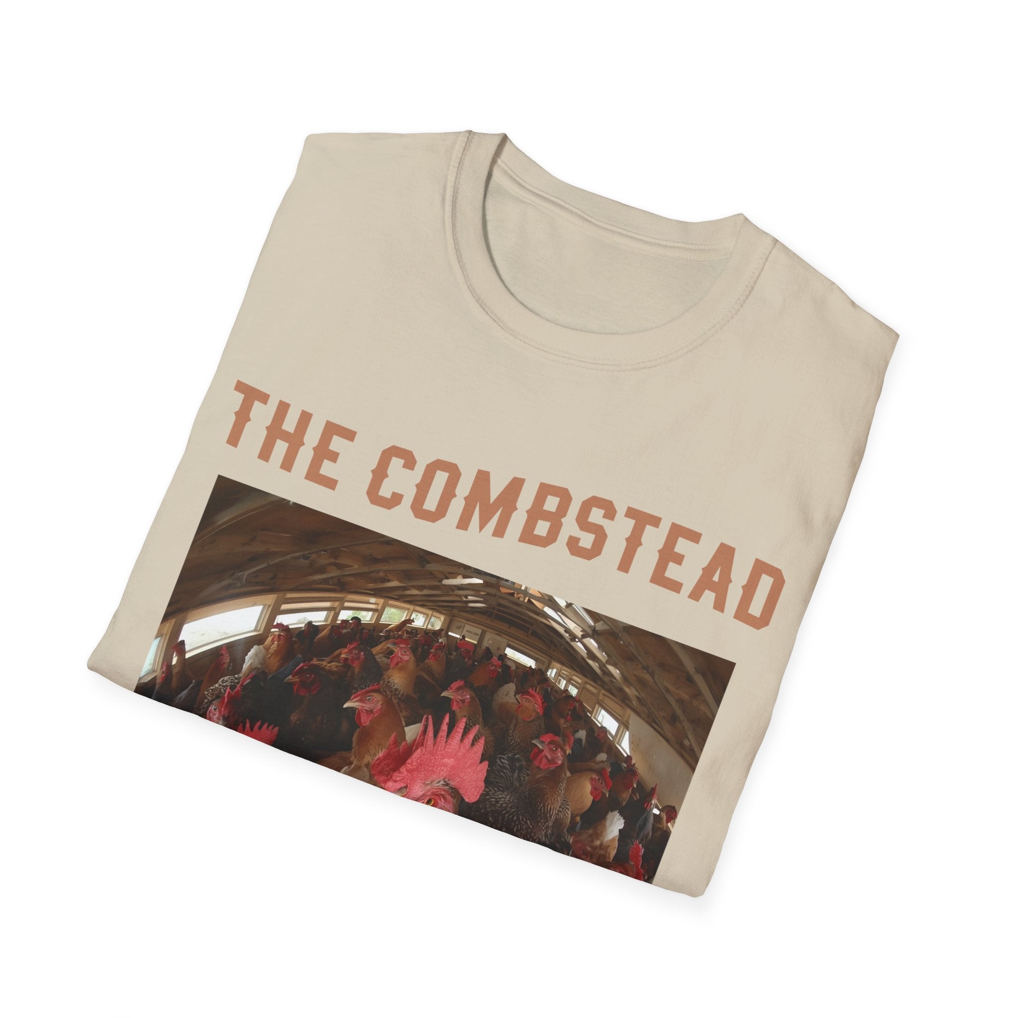 T-Shirt — 'The Combstead' Chicken Coop Photo Tee