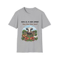 Why Is It Not Open? Cow Graphic T-Shirt — Funny Farm Animal Tee