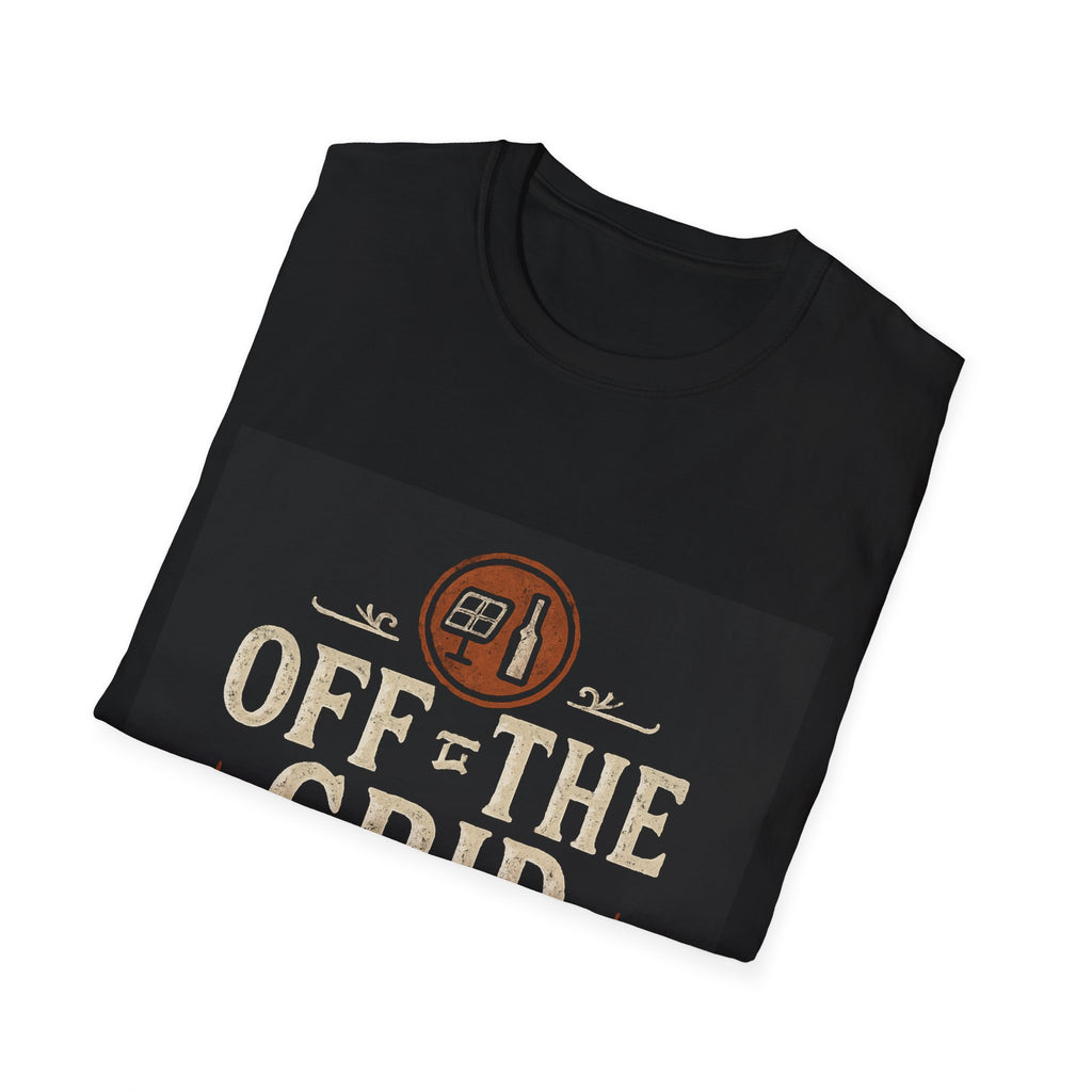 T-Shirt — "Off the Grid, On the Beers" Camping Beer Shirt