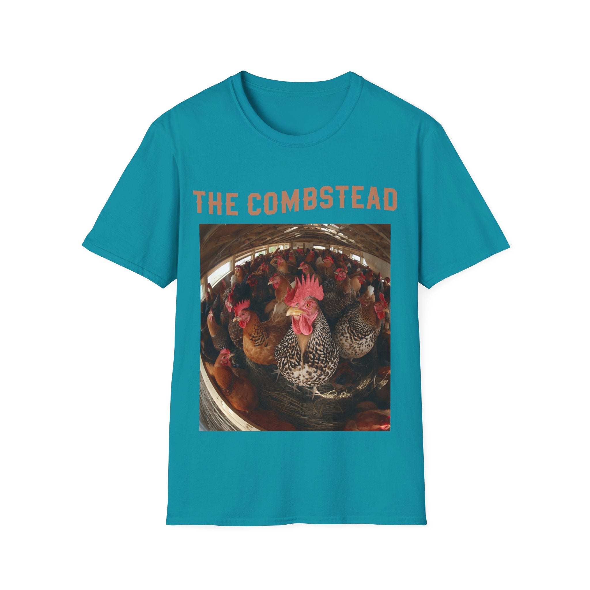 T-Shirt — 'The Combstead' Chicken Coop Photo Tee