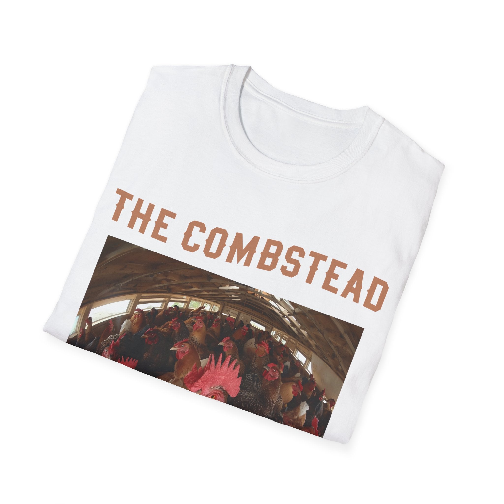 T-Shirt — 'The Combstead' Chicken Coop Photo Tee
