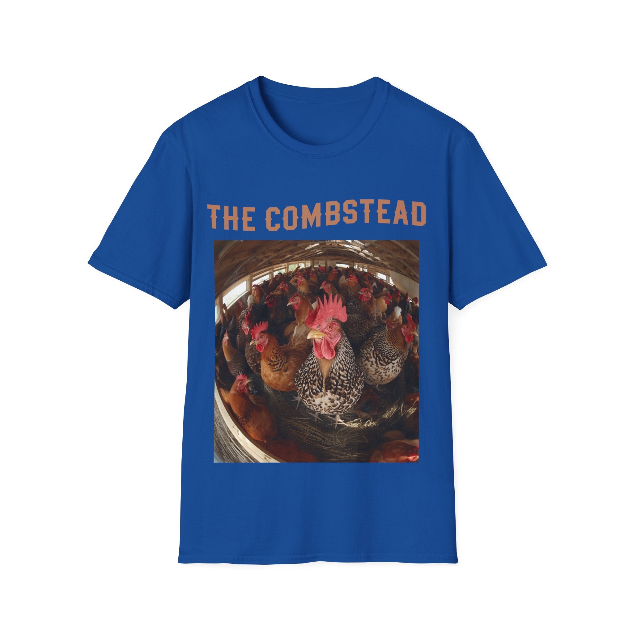 T-Shirt — 'The Combstead' Chicken Coop Photo Tee