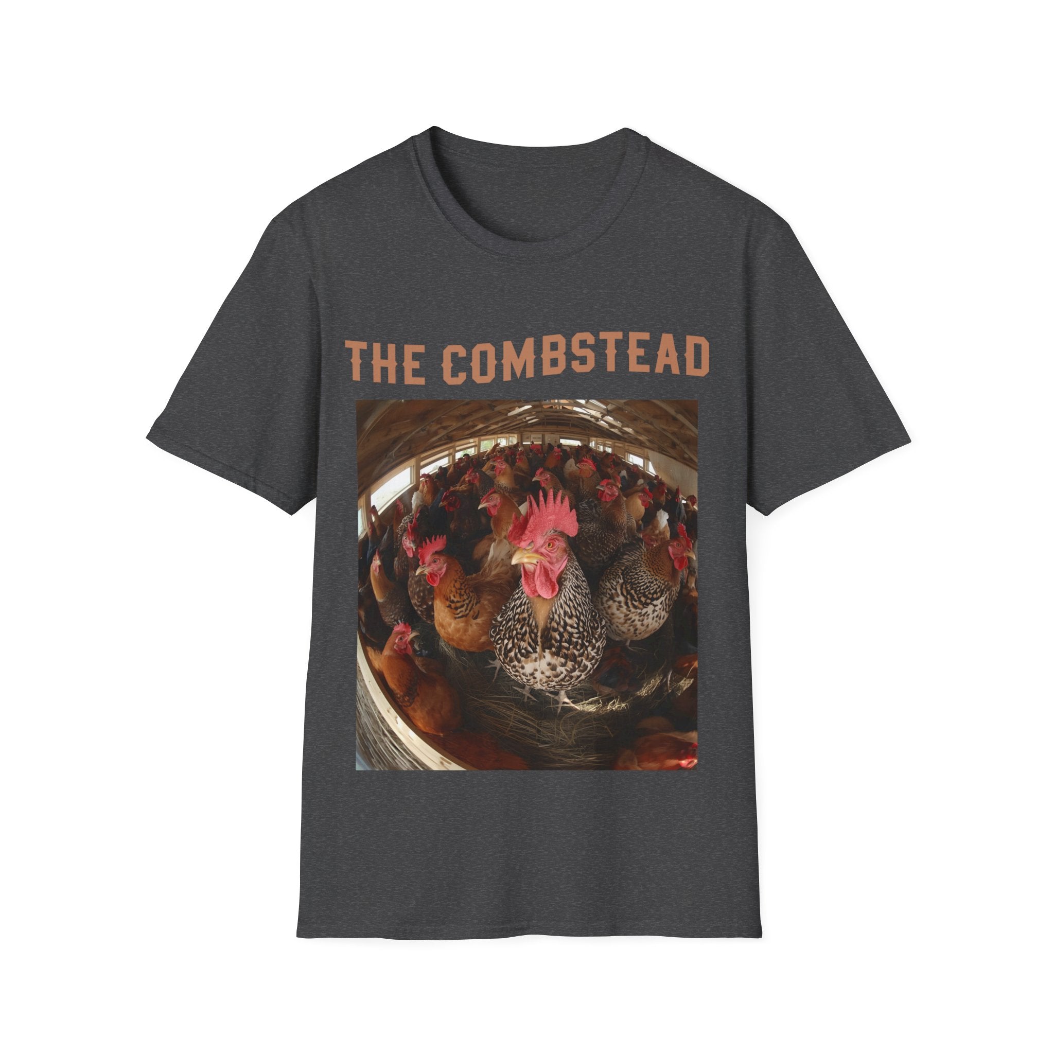 T-Shirt — 'The Combstead' Chicken Coop Photo Tee