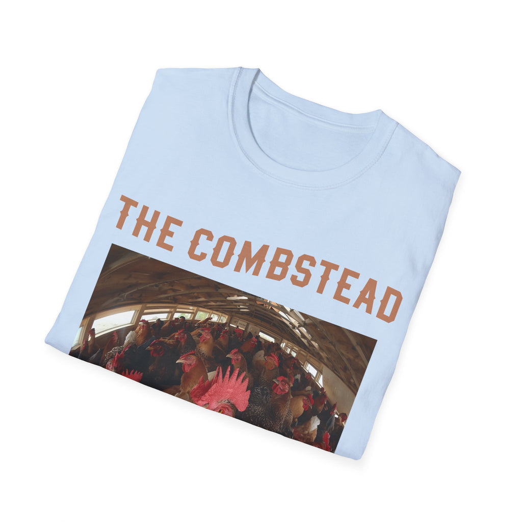 T-Shirt — 'The Combstead' Chicken Coop Photo Tee