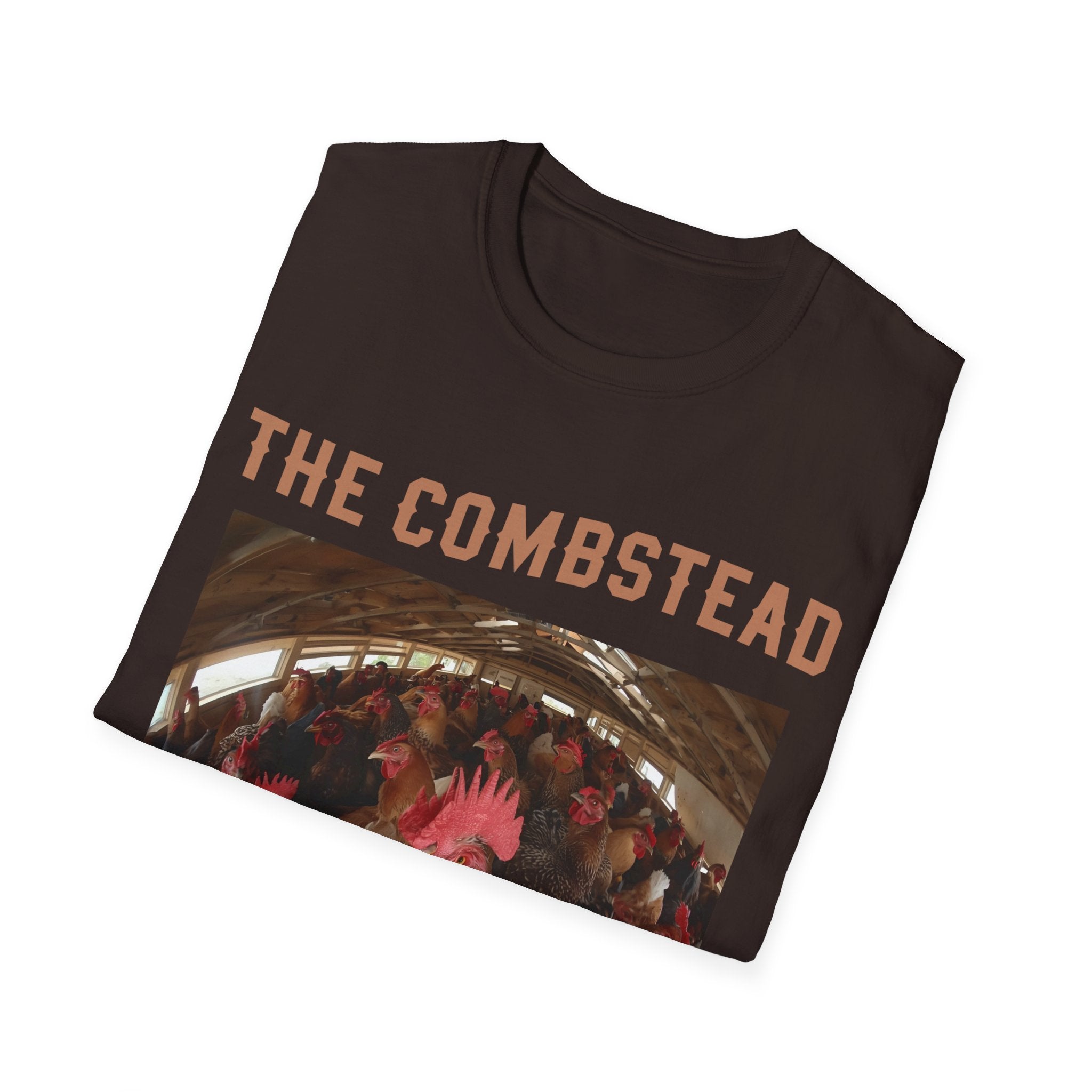 T-Shirt — 'The Combstead' Chicken Coop Photo Tee