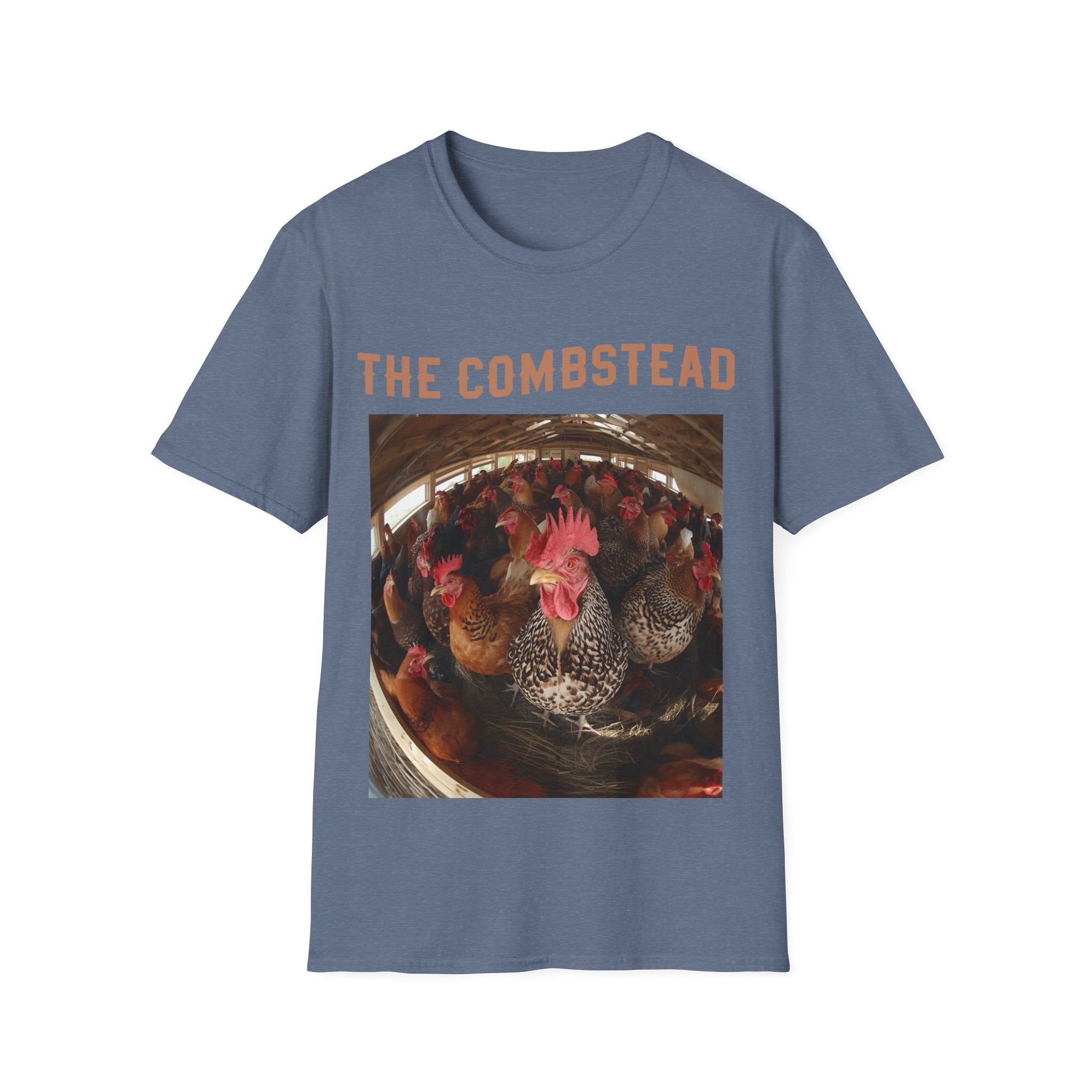 T-Shirt — 'The Combstead' Chicken Coop Photo Tee