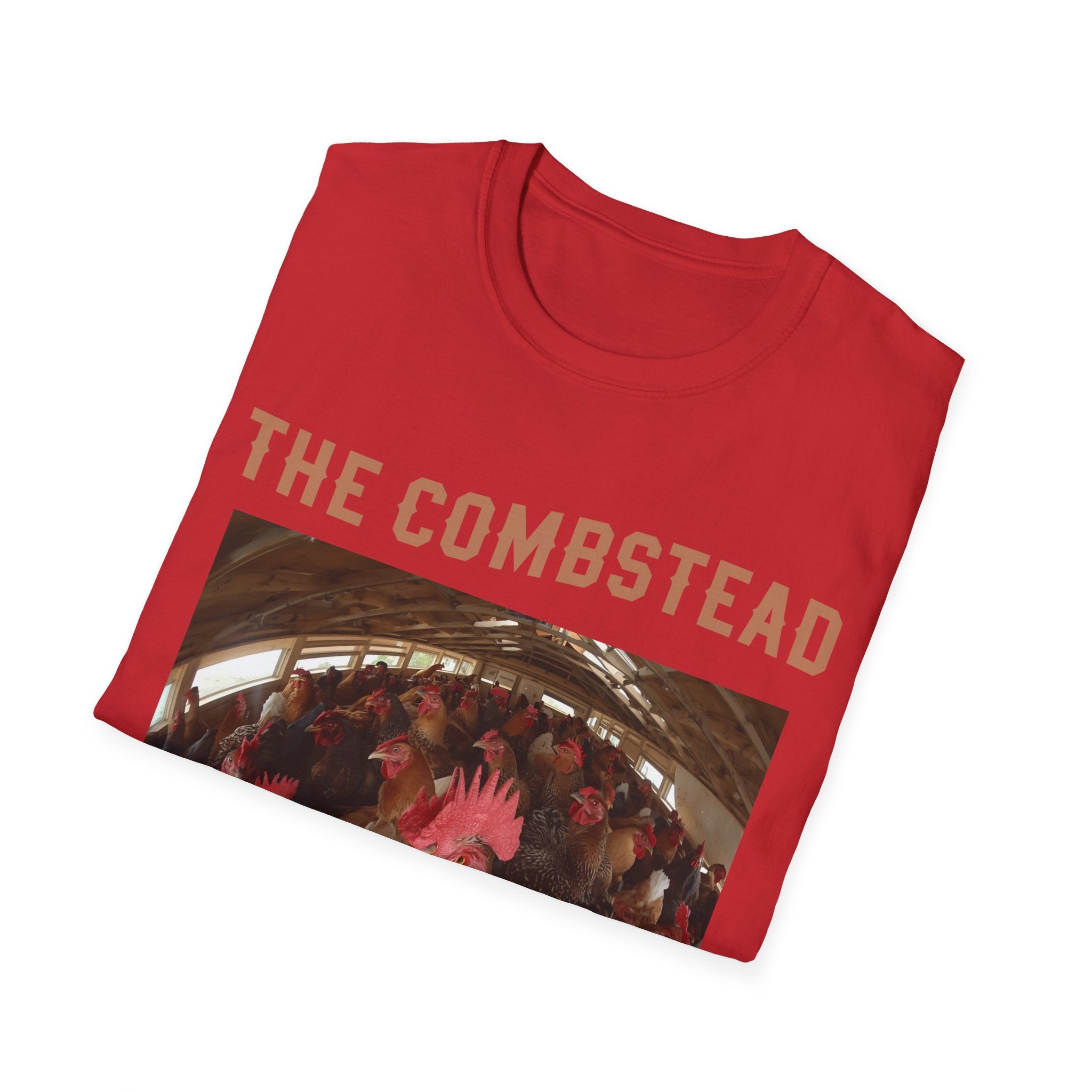 T-Shirt — 'The Combstead' Chicken Coop Photo Tee