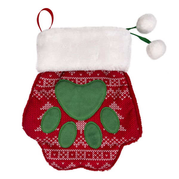 KONG Holiday Stocking Paw Lg