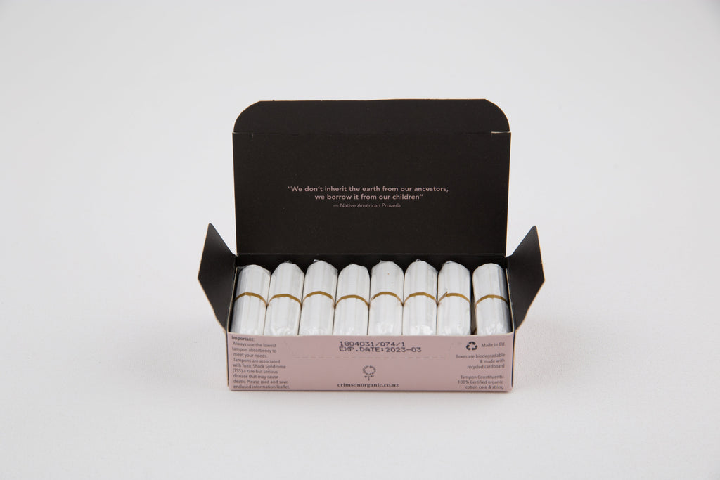 Medium Flow Organic Tampons Bundle - 12 Month Supply