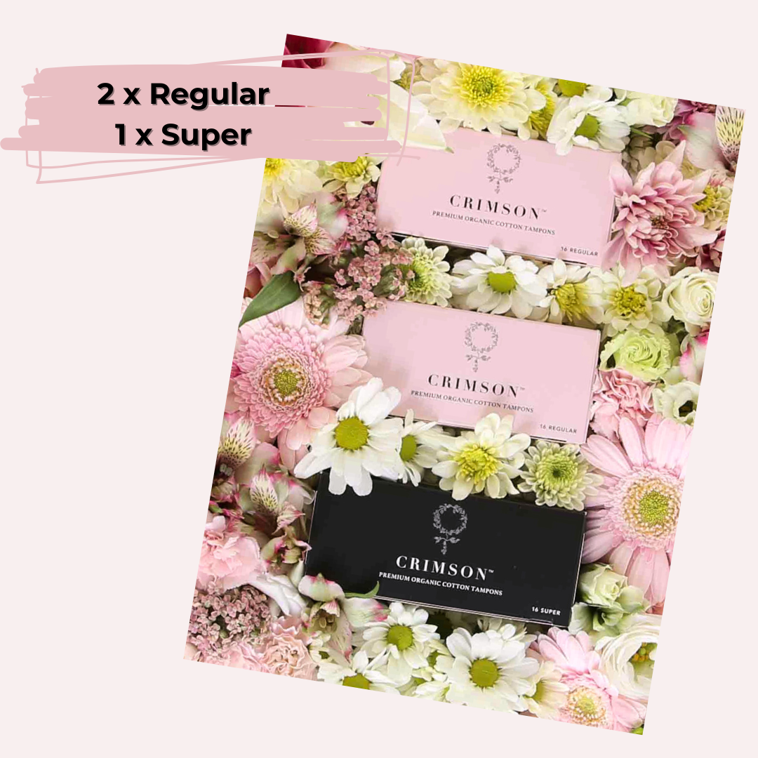 Medium Flow Bundle – 2 x regular and 1 x super