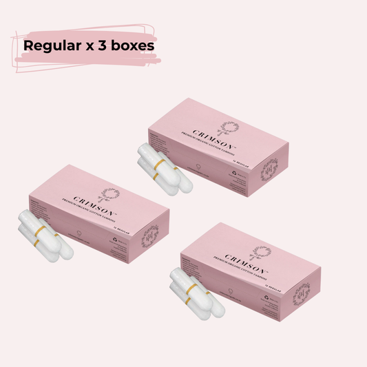 Regular Tampons - 2 Month Supply - for medium flow