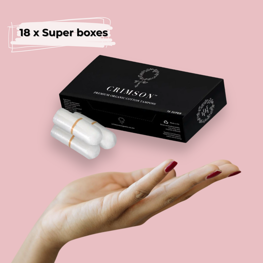 Super Organic Tampons - 18 Box Workplace Pack