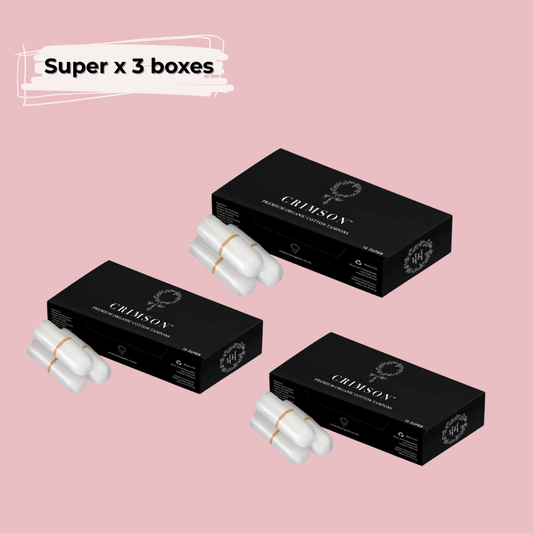 Super Tampons - 2 Month Supply - for Heavy Flow