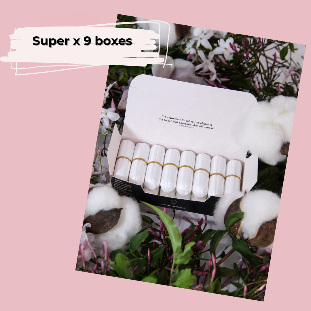 Super Organic Tampons - 6 Month Supply