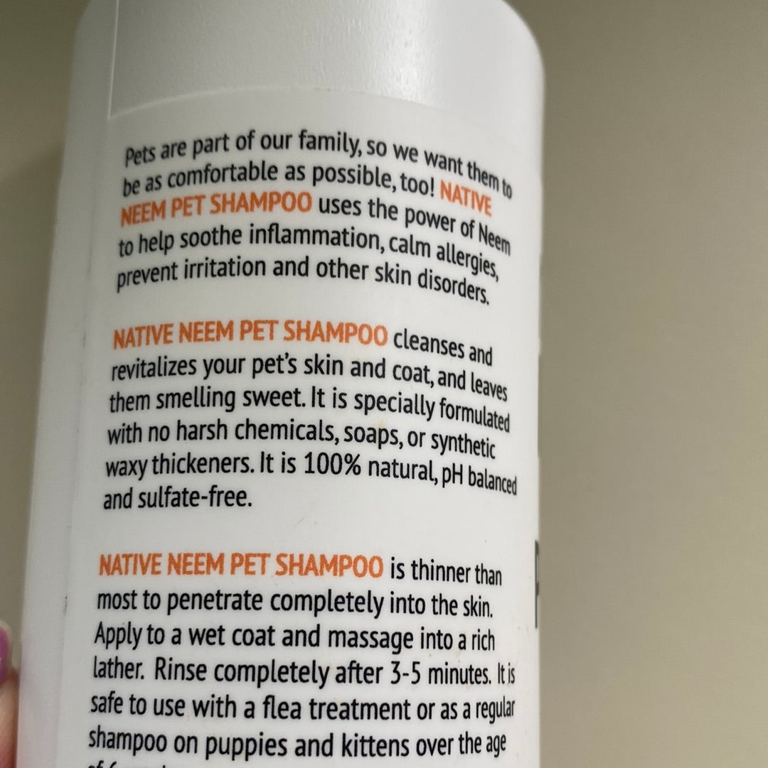 Organic Neem Pet Shampoo 250ml