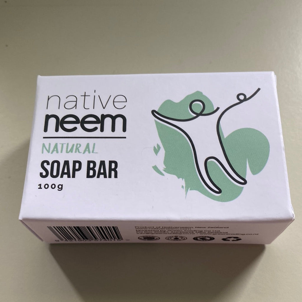 Organic Native Neem Natural Soap Bar 100g - Natural