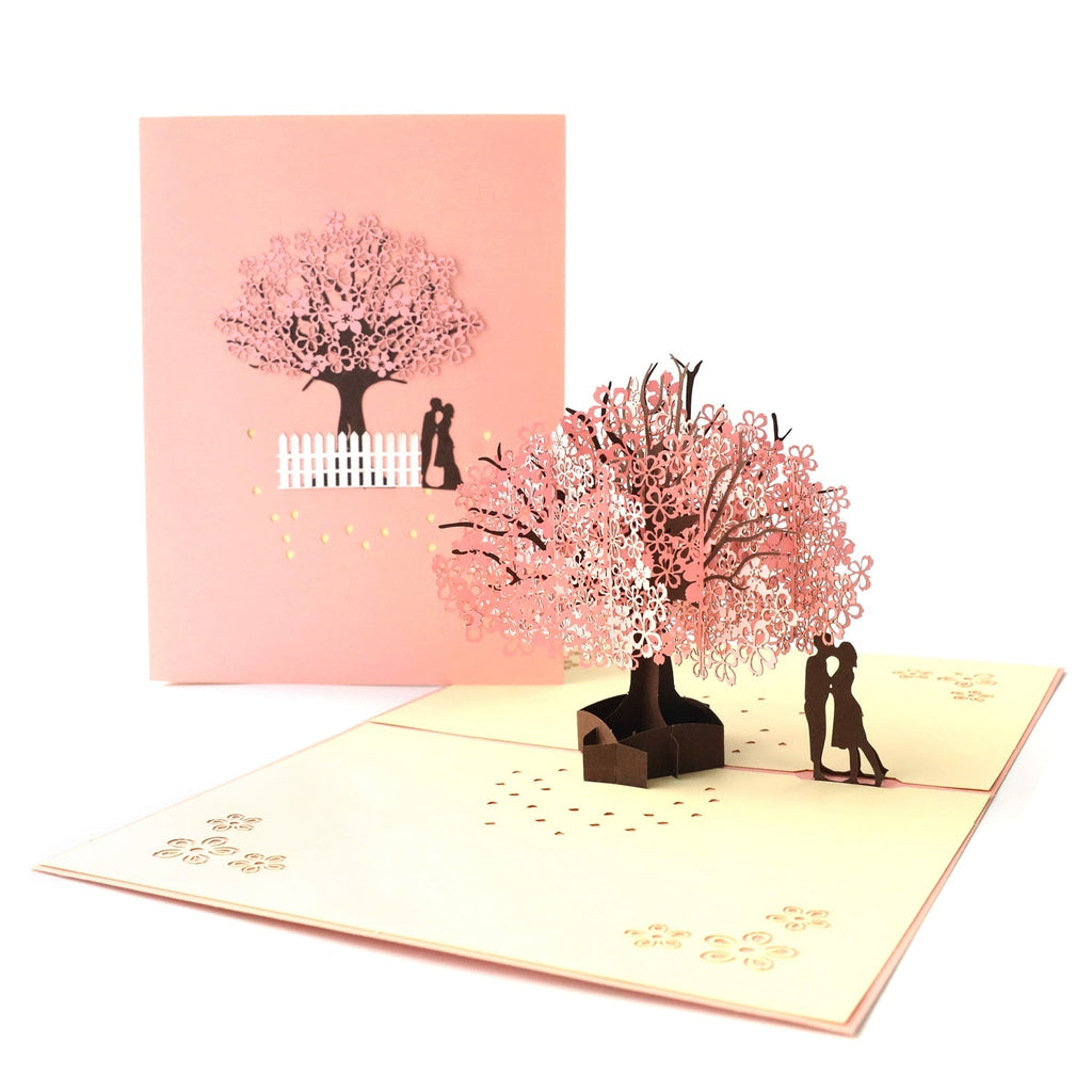 Lowrey Valentine’s Day 3D Pop-Up Card – Cherry Blossom