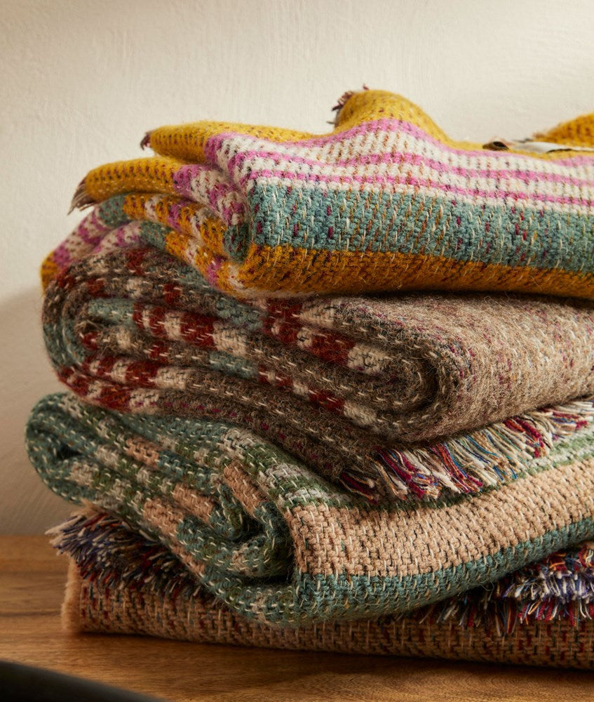Recycled Wool Throw